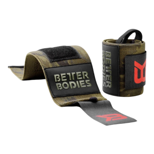 Elastic Wrist Wraps - Dark Green Camo