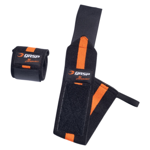 GASP 1RM Wrist Wraps - Black Flame