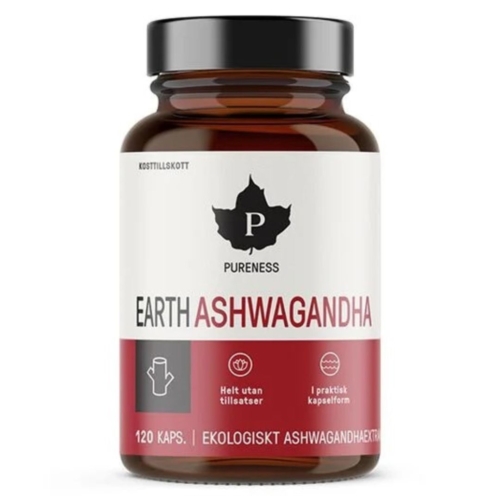 Pureness EARTH Ashwagandha 120 kapsler