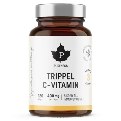 Pureness Trippel C-vitamin 120 kapsler