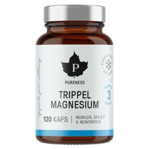 Pureness Trippel Magnesium 120 kapsler