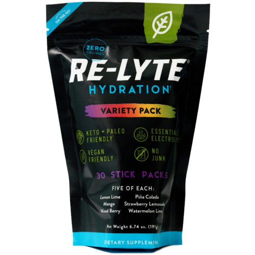 Re-Lyte Hydration Variety Pack 30 Stick Packs, 5 av hver smak!