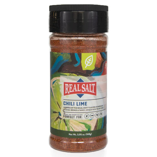 Real Salt Økologisk Krydder Chili Lime 153 gram Saltkar
