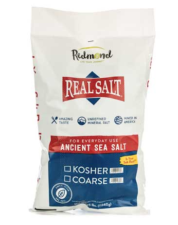Redmond Real Salt 25 lb Coarse Salt Bag