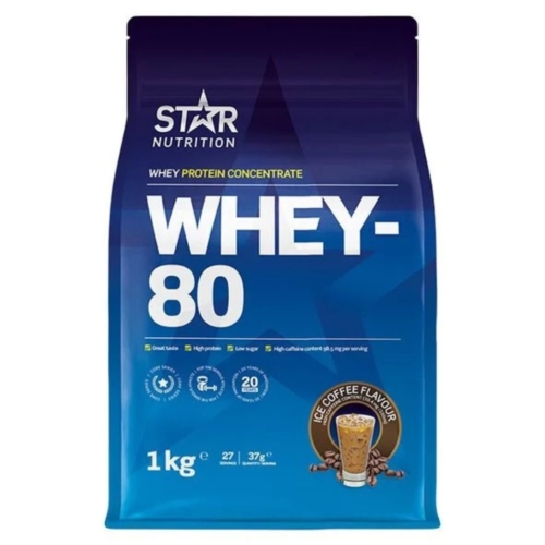Whey-80 Myseprotein 1kg Ice Coffee