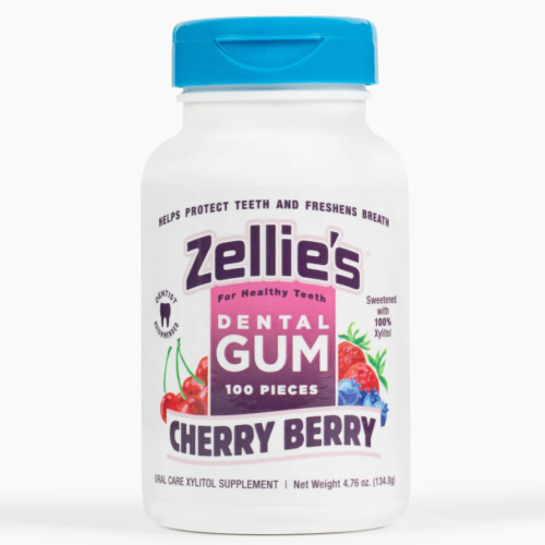 Zellie's Dental Gum Cherry Berry 100 stk/boks